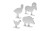 Birchwood Casey B/C Silhouette KNOCK OVER TRGTS 4PC