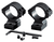 Browning 2PC Integrl SCOPE Mount System FOR 1" T-BOLT Black MATTE