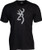 Browning Stainless Steel T-shirt HT Buckmark BLACK Large