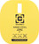 Caldwell AR500 5" STEEL Target Yellow