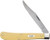 Case Knives Knives Yellow Synthetic Smooth Slimline Trapper