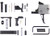 Cmc AR15/AR10 LOWER PARTS KIT WITH 3-3.5LB Straight Trigger