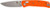 Cobratec Knives EDC SCOUT BAR LOCK 3.12" Orange Stainless STEEL