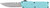 Cobratec Knives Lightweight OTF MINT BLUE 3.25" DROP POINT