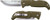 Cold Steel STEEL FINN WOLF 3.5" Olive Drab GREEN CLIP Folder W/tri-ad LCK