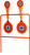 Do All Traps STEEL Target Reactive .22 Double Spinner REBAR