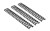 Ergo Grip 18-SLOT LDDR RAIL Covers 3PK BK