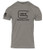 Glock Perfection TEE SHORT Sleeve T SHIRT 2XL STONE GREY