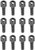 Grovtec 1/2" WOOD Screws 12-PACK