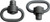 Grovtec HEAVY DUTY PUSH Button Swivels 1" BLACK Nitride