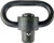Grovtec Single HD PUSH Button Swivel BLACK 1 1/2" 1-PACK