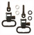 Grovtec Swivel SET WITH TWO WOOD SCREW & Spacers