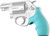 Hogue GRIPS S&W J FRAME ROUND BUTT Bantam AQUA