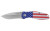 Kershaw BLUR USA FLAG 3.4" Round/White/BL