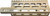 Kinetic Development Group KDG 6" RAIL Extension Flat Dark Earth FOR Stribog