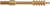 Pro-shot Products SHOT BRASS JAG W/spear TIP 6.5mm Rifle/pistol