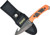 Ruko FIXED BLADE Skinner 3.25" BLAZE Orange Handle Clamshell