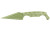 Stroup Knives Ultralite 3.75" Olive Drab Green W/sheath