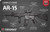 Tekmat Armorers BENCH Matte 11"X17" AR-15 Liberal's GUIDE