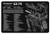 Tekmat Armorers BENCH Matte 11"x17" CZ-75 Pistol