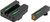 Truglo SIGHT SET FOR GLOCK HI TFX PRO Green/orange Outline