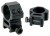 Utg RINGS 1" Medium Profile MATTE BLACK Picatinny/weaver