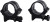 Weaver RINGS Detachable QUAD- LOCK 1" HIGH MATTE .332"