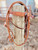 Headstall w/ border tooling of choice, slotted concho on browband