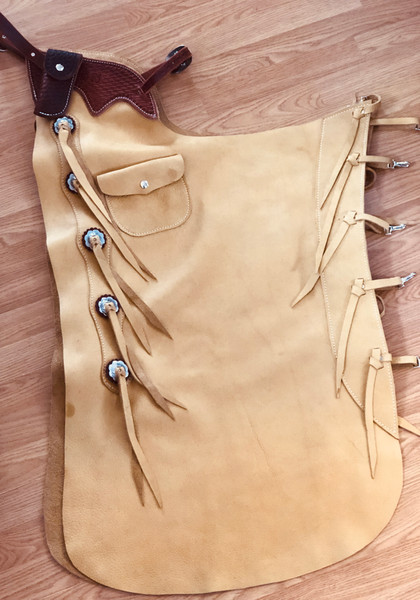Shotgun chaps - 5 snap - various colors