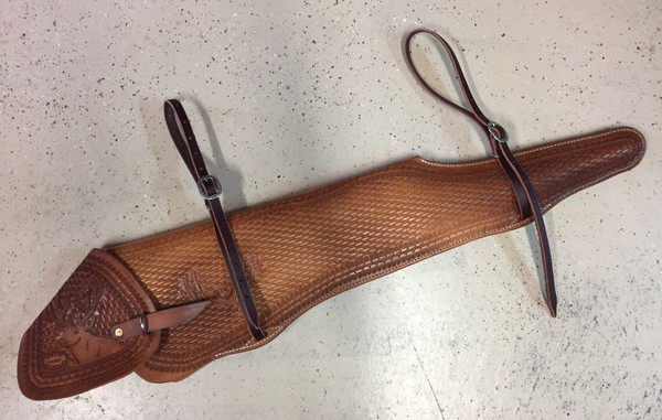 Rifle Scabbard w up to 40mm scope - fully tooled
