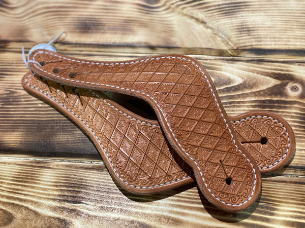 Spur straps - over-the-boot, full diamond