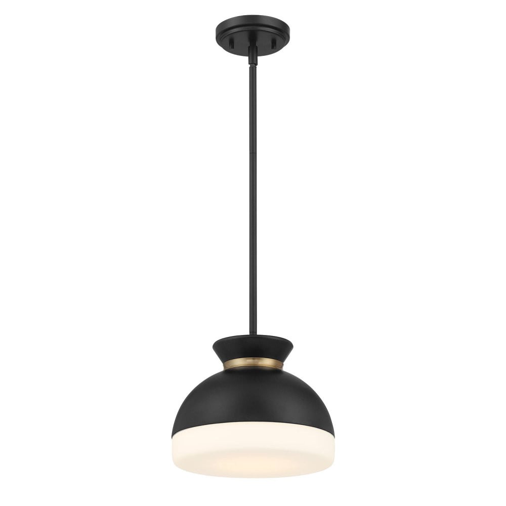 Gidget 1 Light Pendant 8.5 Inch Tall and 10.25 Inch Wide by Crystorama - GID-4005