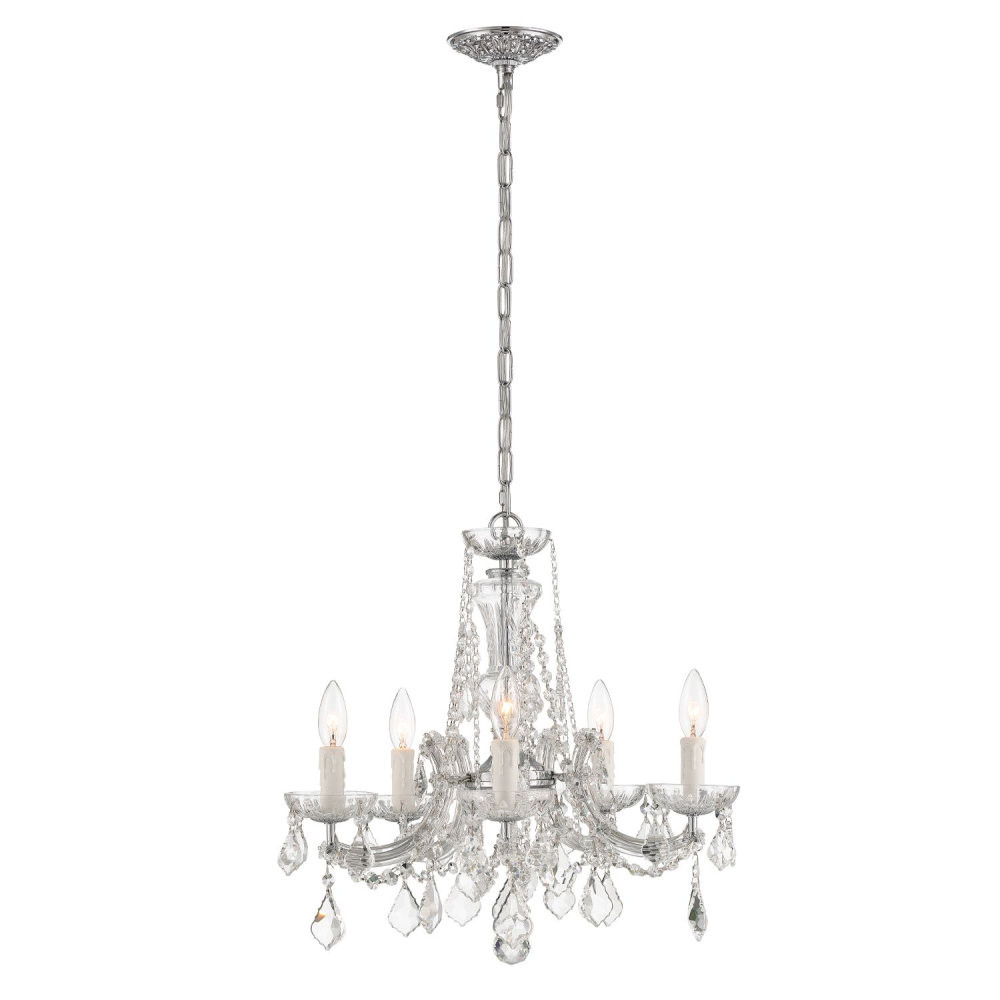 Maria Theresa 5 Light Small Chandelier by Crystorama 4476 - 4476