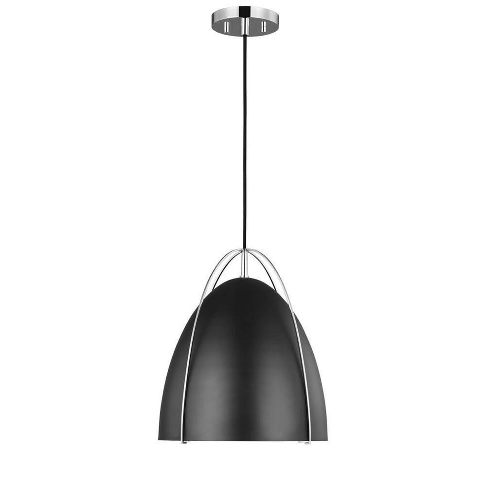 Norman 1 Light Medium Pendant 15.25 Inch Tall by Visual Comfort Studio - 6551701