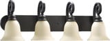 Bryant 4 Light Traditional Vanity Light by Quorum - 5154-4