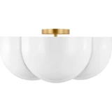 Cheverny 4 Light 20 Inch Wide Semi Flush Mount by Visual Comfort Studio - LXF1004