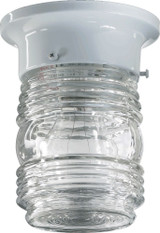 Jelly Jar 1 Light 5 Inch Wide Flush Mount by Quorum - 3009-3