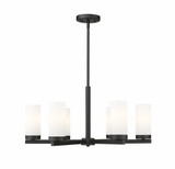 Danica 6 Light Chandelier 12.5 Inches Tall and 26 Inches Wide by Z-Lite - 3044-6