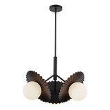 Plume 3 Light Medium Chandelier by Alora - CH501322