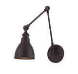 Dakota 1 Light Adjustable Wall Sconce by Savoy House - 9-960-1