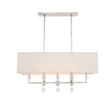 Paxton 8 Light Oversized Linear Chandelier by Crystorama - 8109