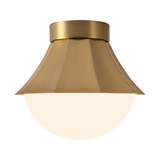 Shelton 1 Light Semi Flush Mount 9.38 Inch Tall X 11.38 Inch Wide by Alora - SF595211