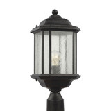 Single light Outdoor Post Lantern 8.5 Inch by 20.25 Inch by Generation - 82029