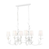 Aslin 6 Light Linear Chandelier 28 Inch Tall and 44 Inch Length by Z Lite - 830-44L