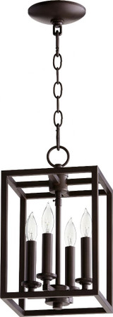 Cuboid 4 Light Small Pendant by Quorum - 6731-4