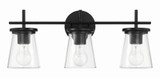 Connell 3 Light Bath Vanity 9.38 Inch Tall and 22 Inch Wide by Craftmade - 60403