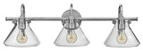 Congress 3 Light Small Traditional Vanity Light by Hinkley - 50036