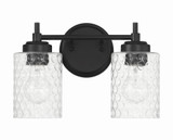 Claire 2 Light Bath Vanity 8.75 Inch Tall and 12.75 Inch Wide by Craftmade - 60502