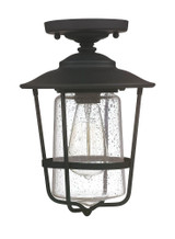 Creekside One Light Outdoor Semi Flush Mount by Capital - 9607
