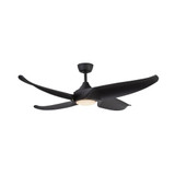 Coronado 4 Blade Ceiling Fan with Light Kit 55 Inches Wide by Kuzco - CF90955